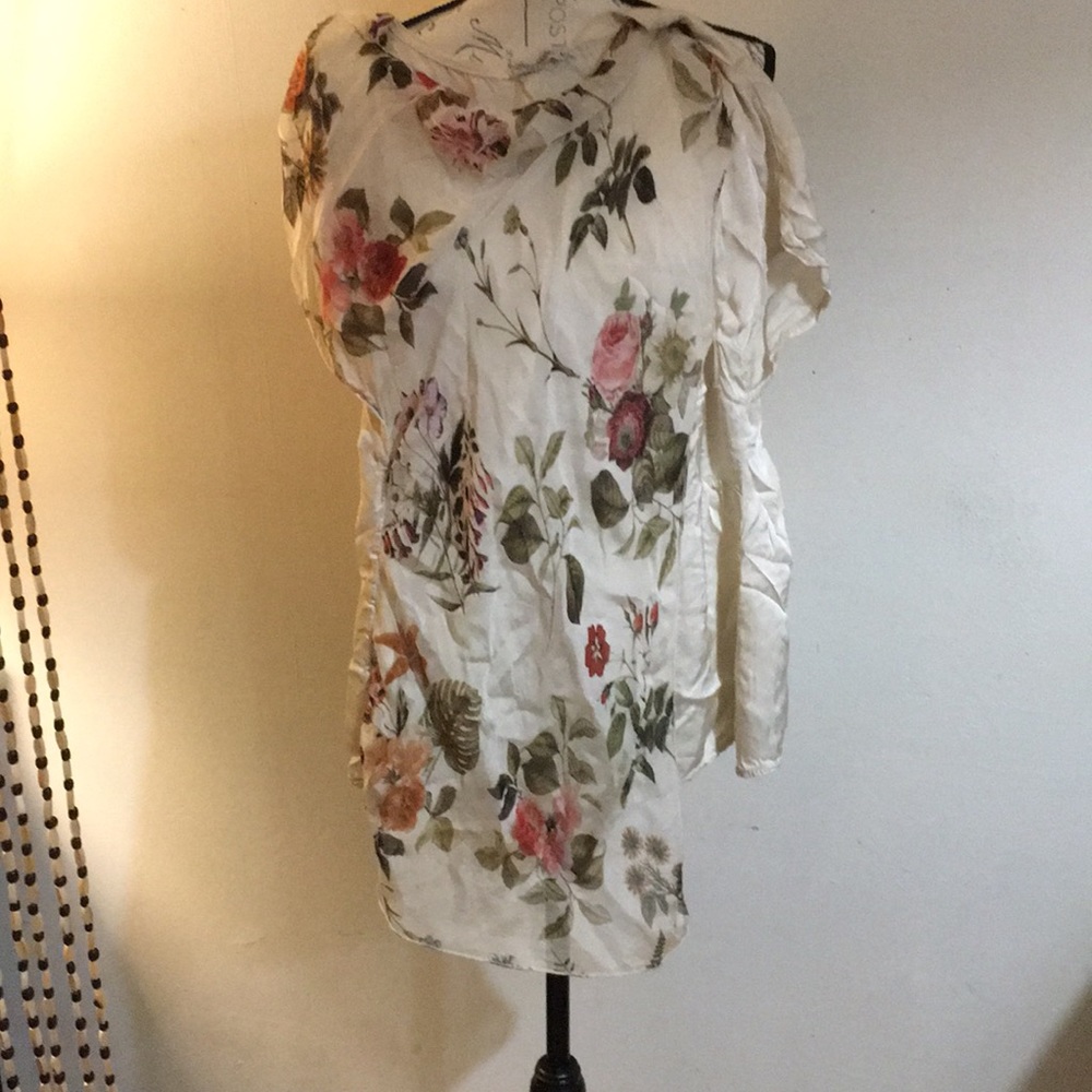 Silk shirt size L
